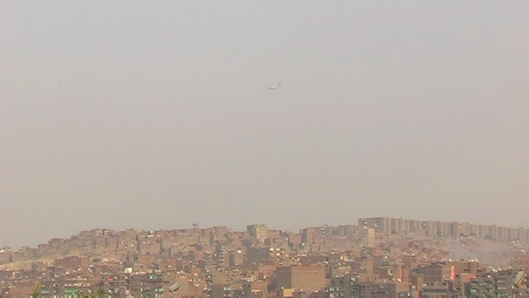 Aeroplane over Cairo